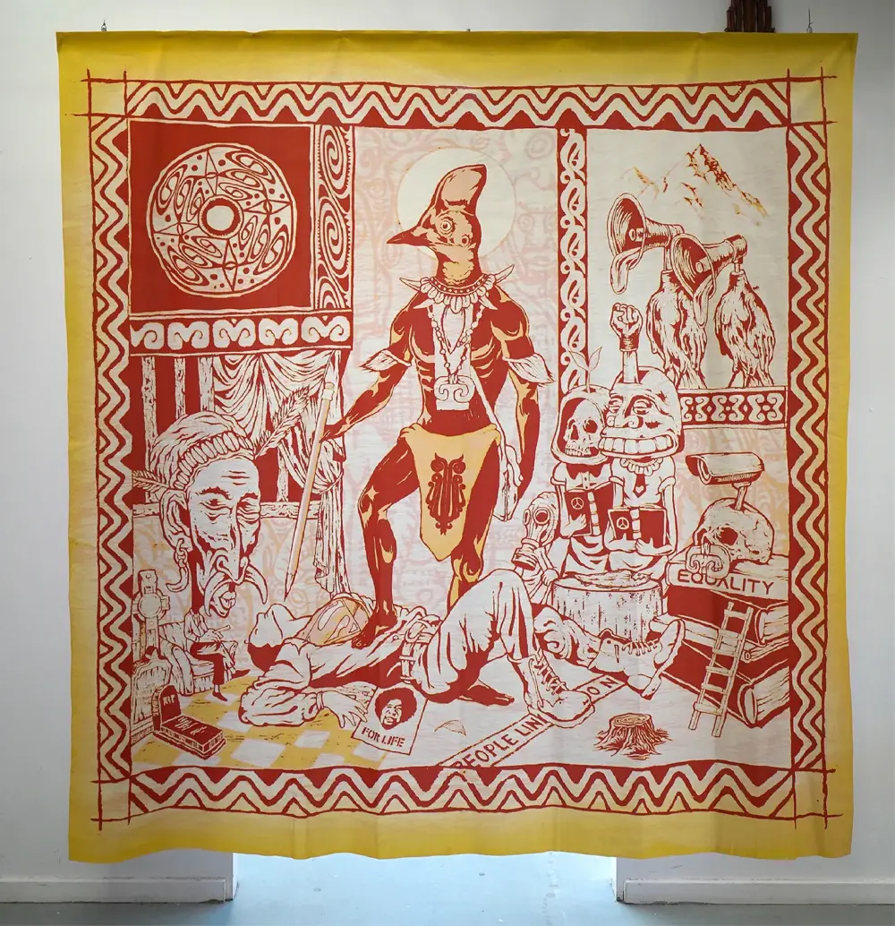 Dicky Takndare open studio Rijksakademie